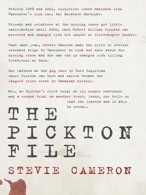 cover image of The Pickton File
